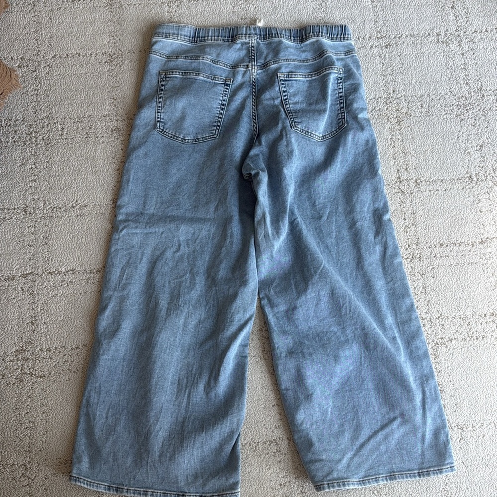 GAP easy denim pull on jeans large petite - Picture 4 of 4